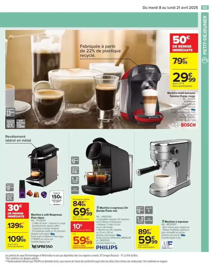 JOYEUSES PÂQUES & MEILLEURS PRIX du 8 avril au 21 avril 2025 - Catalogue page 55