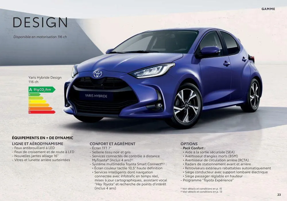 Toyota Nouvelle Yaris du 18 juin au 18 juin 2025 - Catalogue page 23