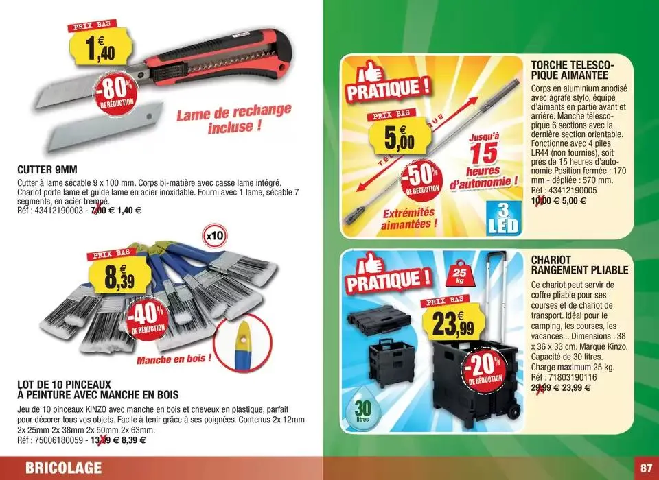Arrivages de printemps du 6 février au 31 mai 2025 - Catalogue page 87