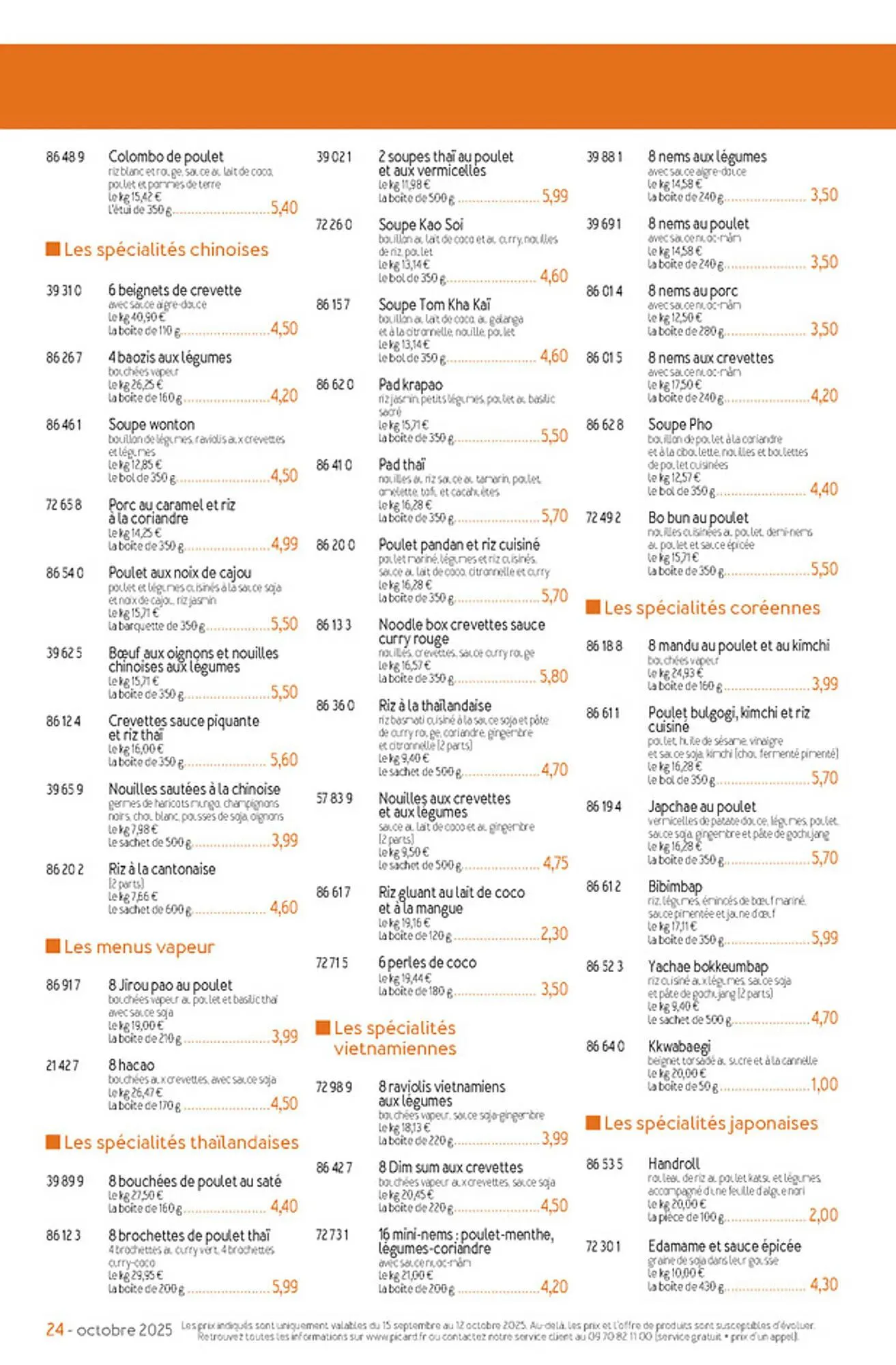 Catalogue Picard du 15 septembre au 16 novembre 2025 - Catalogue page 24