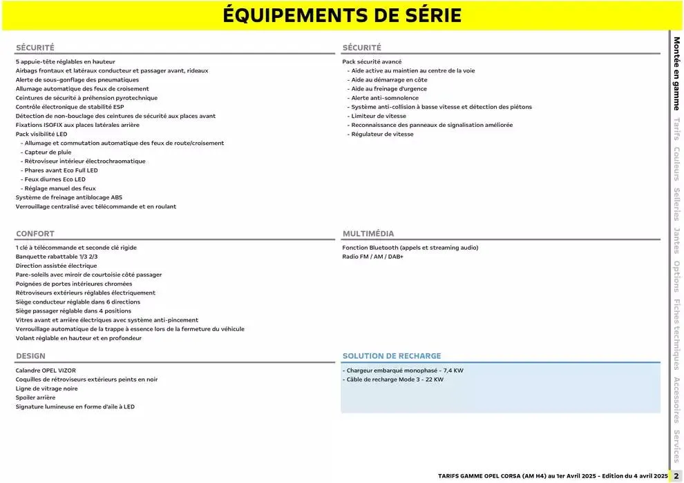 Opel Corsa du 8 avril au 8 avril 2026 - Catalogue page 3