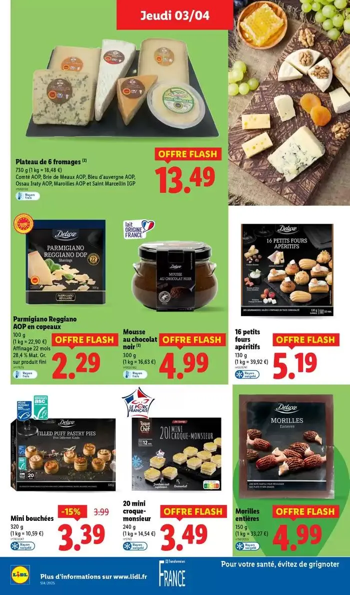 Concôctez un délicieux repas à l'occasion de Pâques avec la marque Deluxe chez Lidl ! du 3 avril au 9 avril 2025 - Catalogue page 20