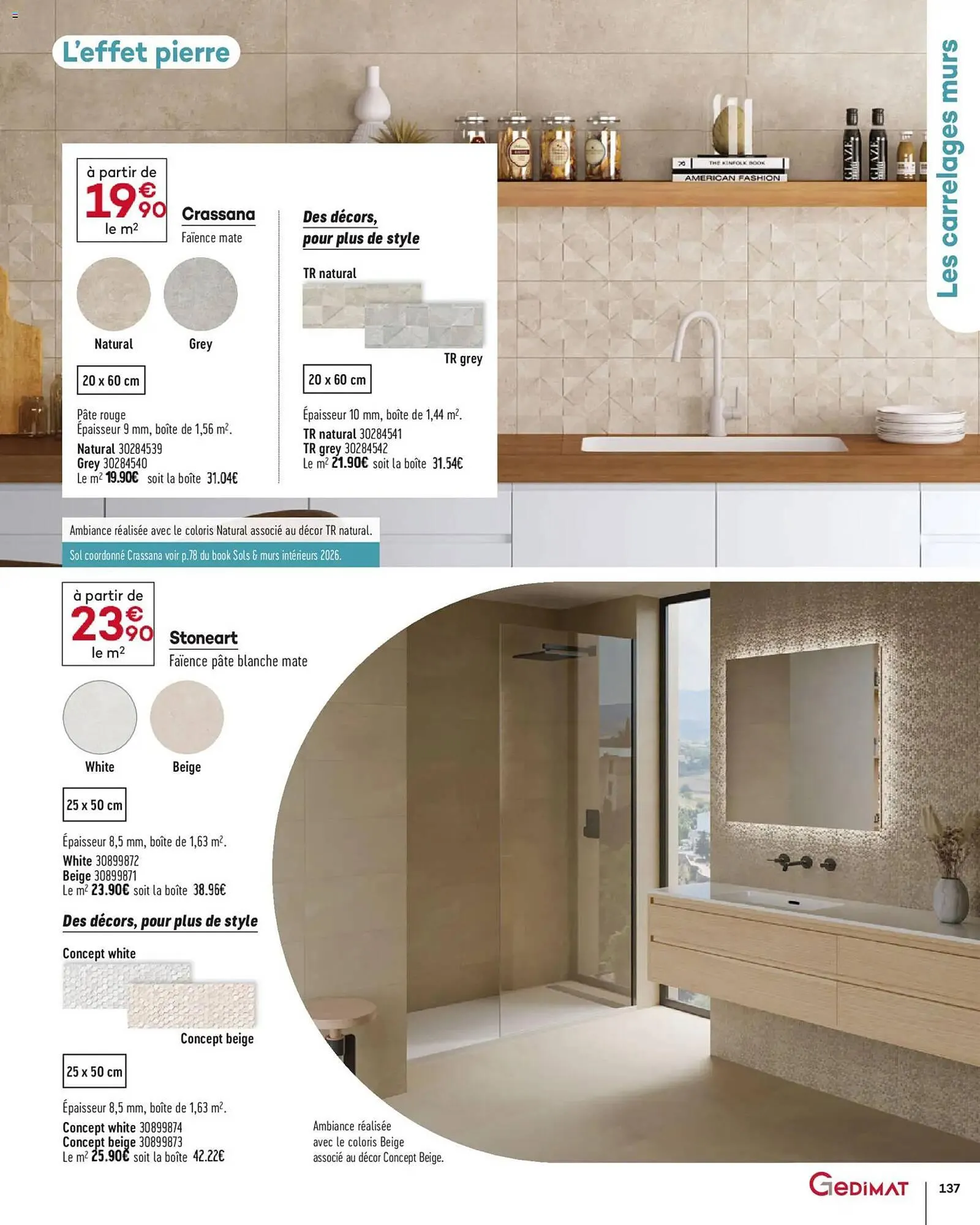 Catalogue Gedimat du 1 avril au 30 avril 2026 - Catalogue page 137