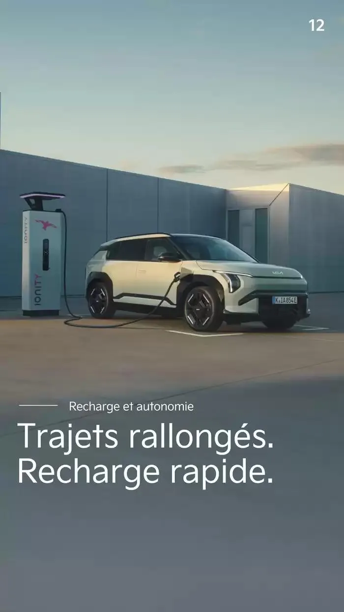 KIA Nouveau EV3 100% électrique - Brochure du 8 octobre au 29 septembre 2025 - Catalogue page 12