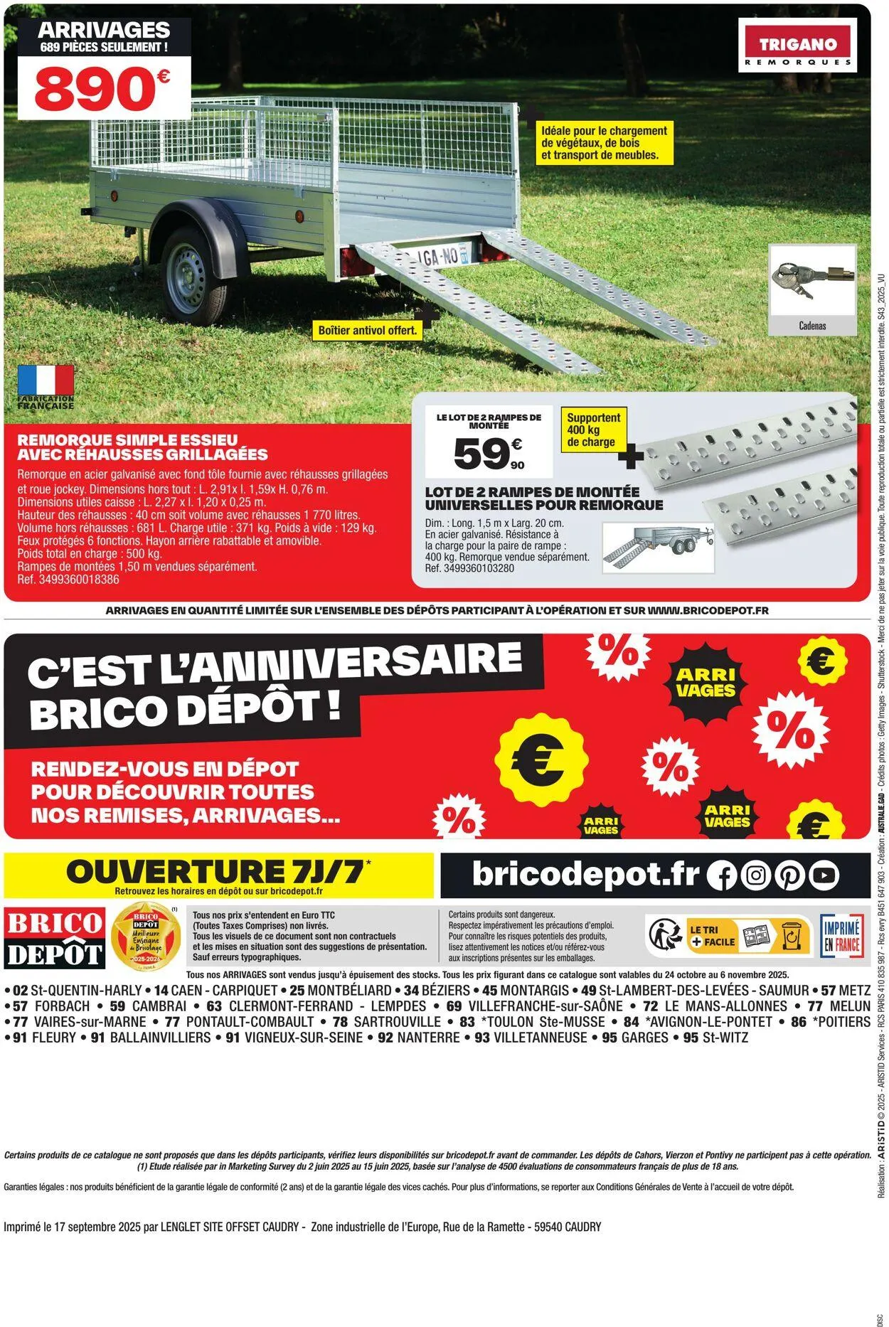 Brico Dépôt Catalogue actuel du 23 octobre au 6 novembre 2025 - Catalogue page 20