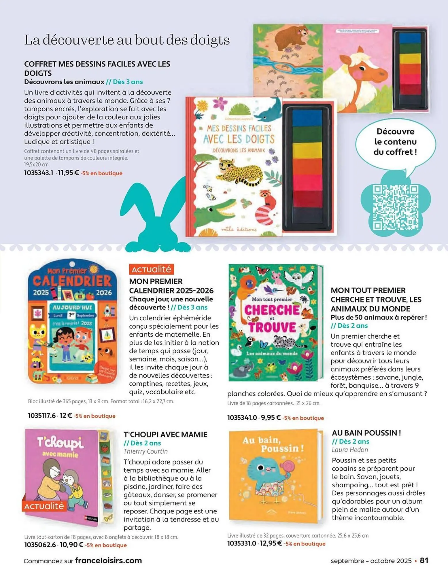 Catalogue France Loisirs du 1 septembre au 31 octobre 2025 - Catalogue page 81