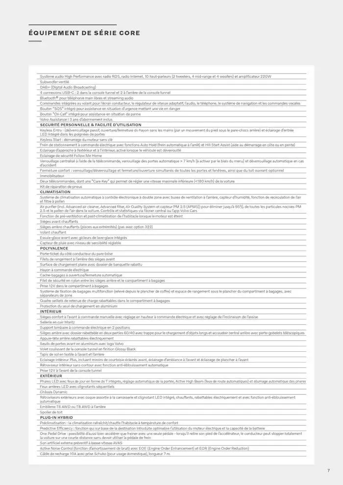 VOLVO V90 du 7 janvier au 31 décembre 2025 - Catalogue page 7