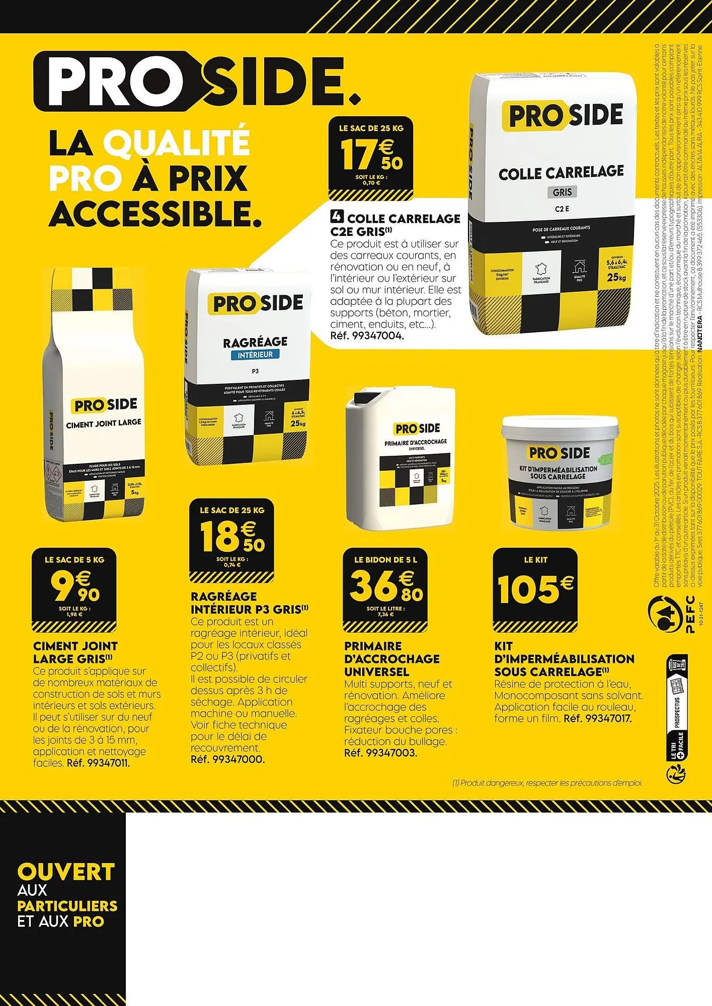 Catalogue Tout faire matériaux du 1 octobre au 31 octobre 2025 - Catalogue page 12