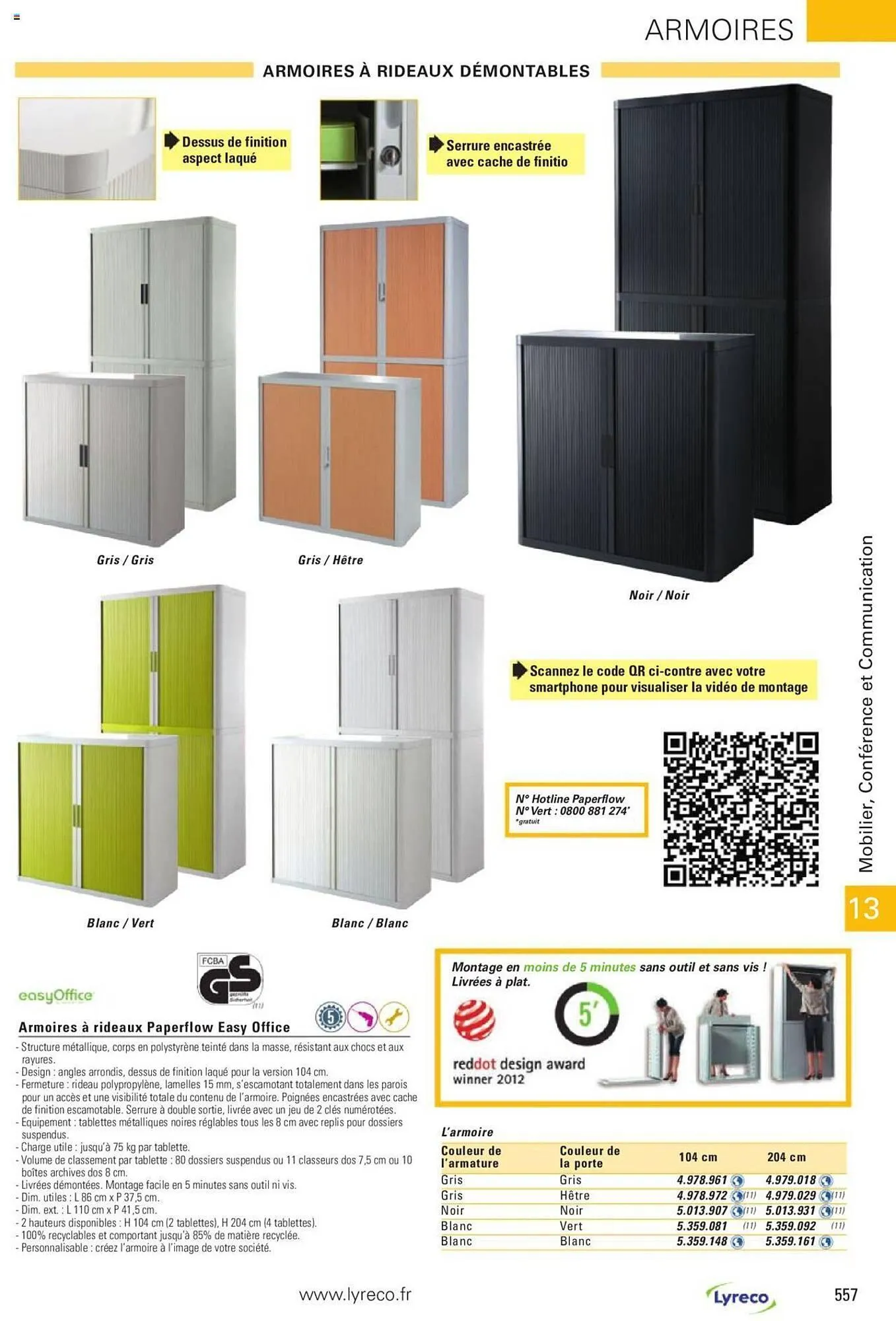 Catalogue Lyreco du 15 mai au 31 décembre 2023 - Catalogue page 557