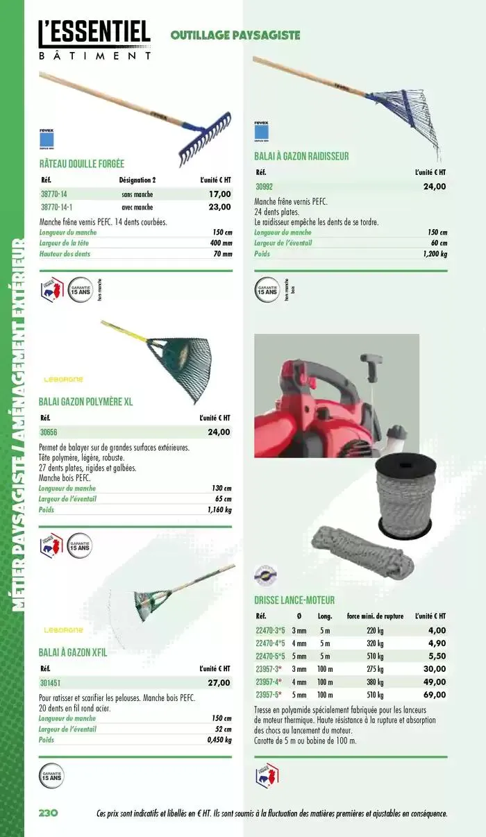 Essentiel Batiment 2025 du 3 janvier au 31 décembre 2025 - Catalogue page 232