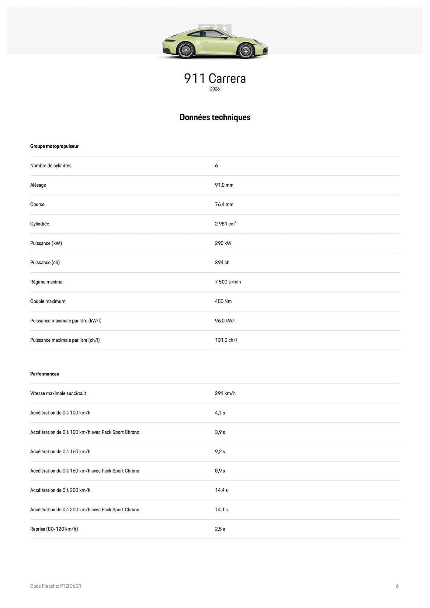 Catalogue Porsche du 24 octobre au 31 décembre 2025 - Catalogue page 6
