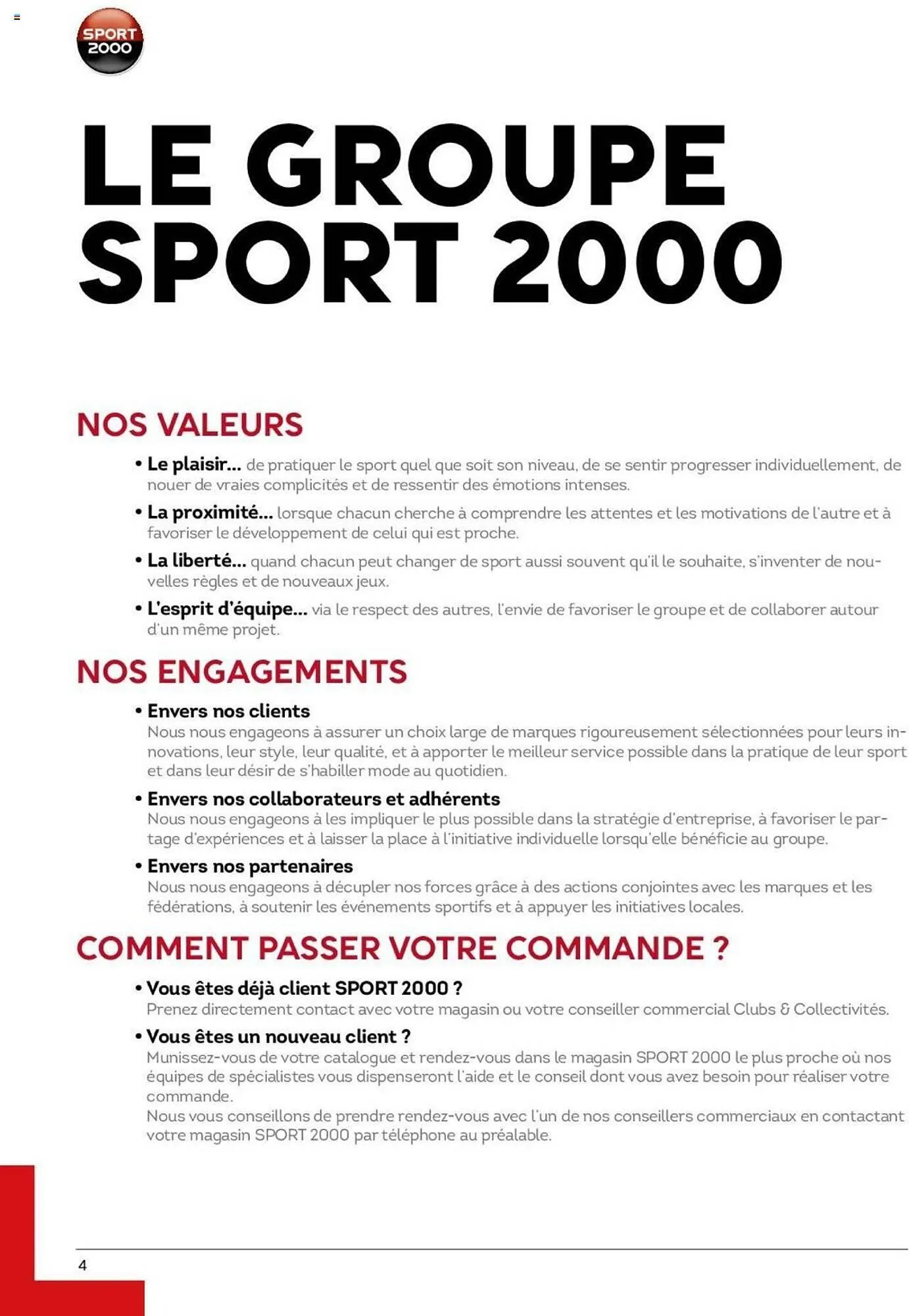 Catalogue Sport 2000 du 28 mai au 31 décembre 2025 - Catalogue page 4
