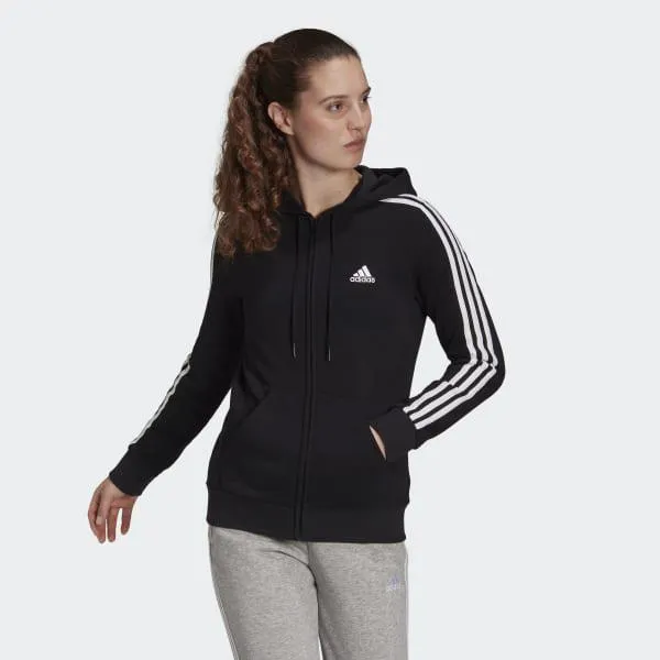 Veste à capuche Essentials Fleece 3-Stripes Full-Zip