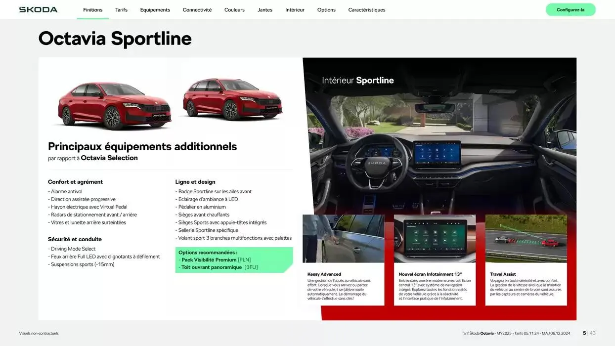 Octavia Berline Selection 1.5 TSI 116ch Hybrid DSG7 du 9 janvier au 9 janvier 2026 - Catalogue page 5