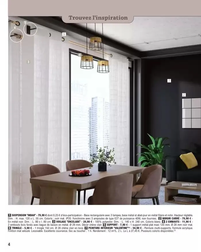 Guide Decoration Interieure du 2 mai au 31 décembre 2025 - Catalogue page 4