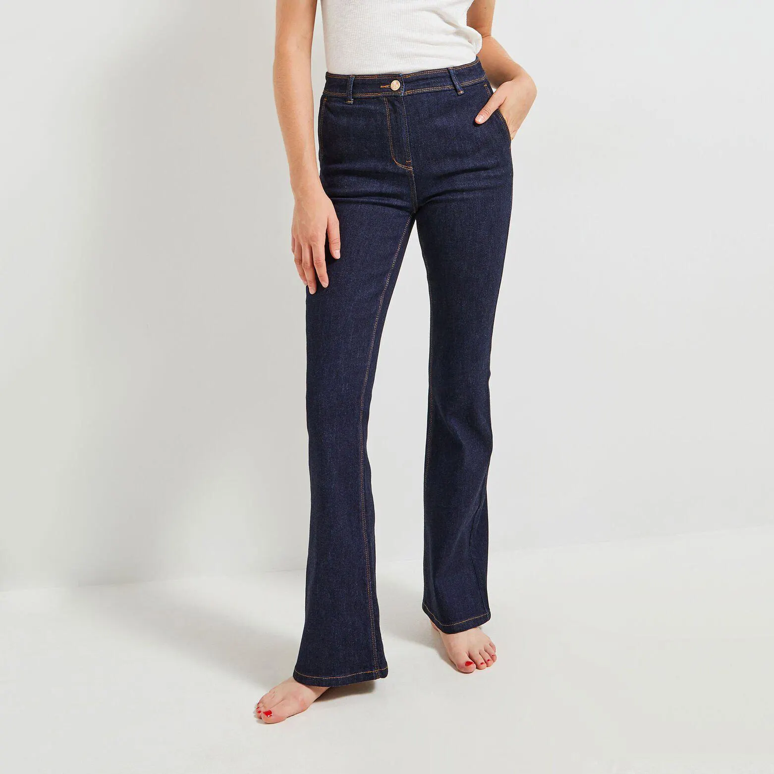 Jean bootcut femme