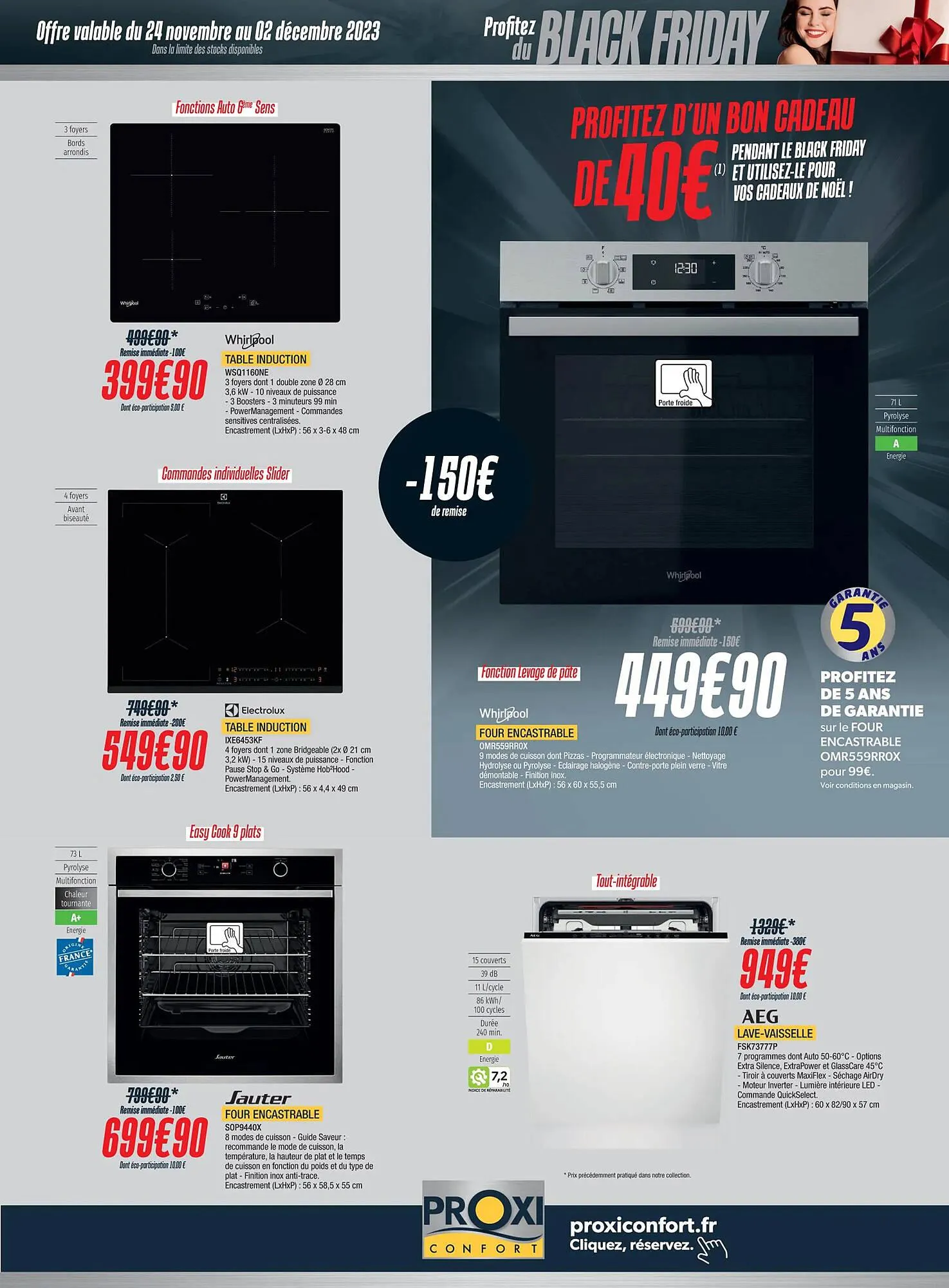 Catalogue Proxi Confort du 24 novembre au 2 décembre 2023 - Catalogue page 3