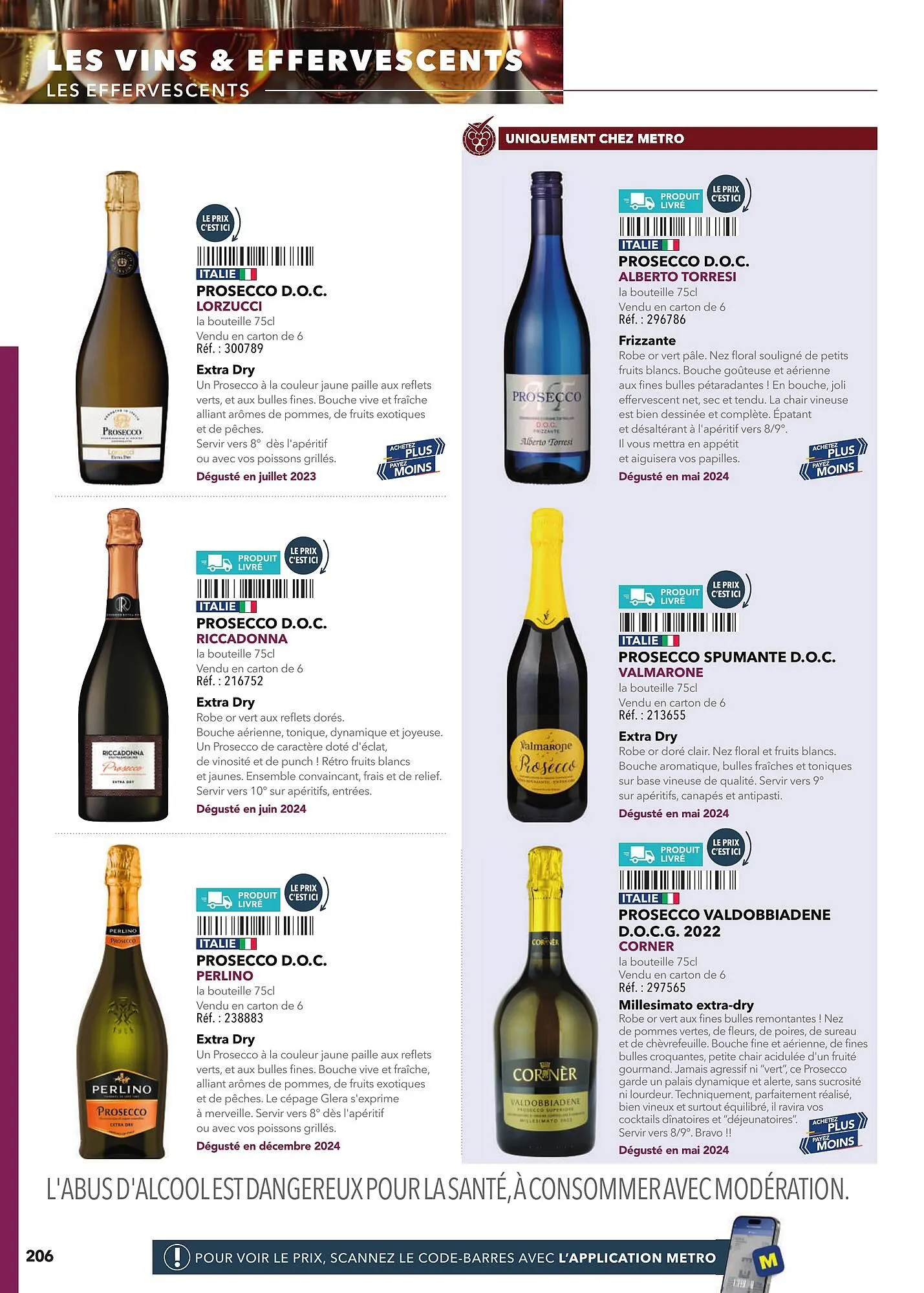 Catalogue METRO du 2 mars au 31 décembre 2025 - Catalogue page 206