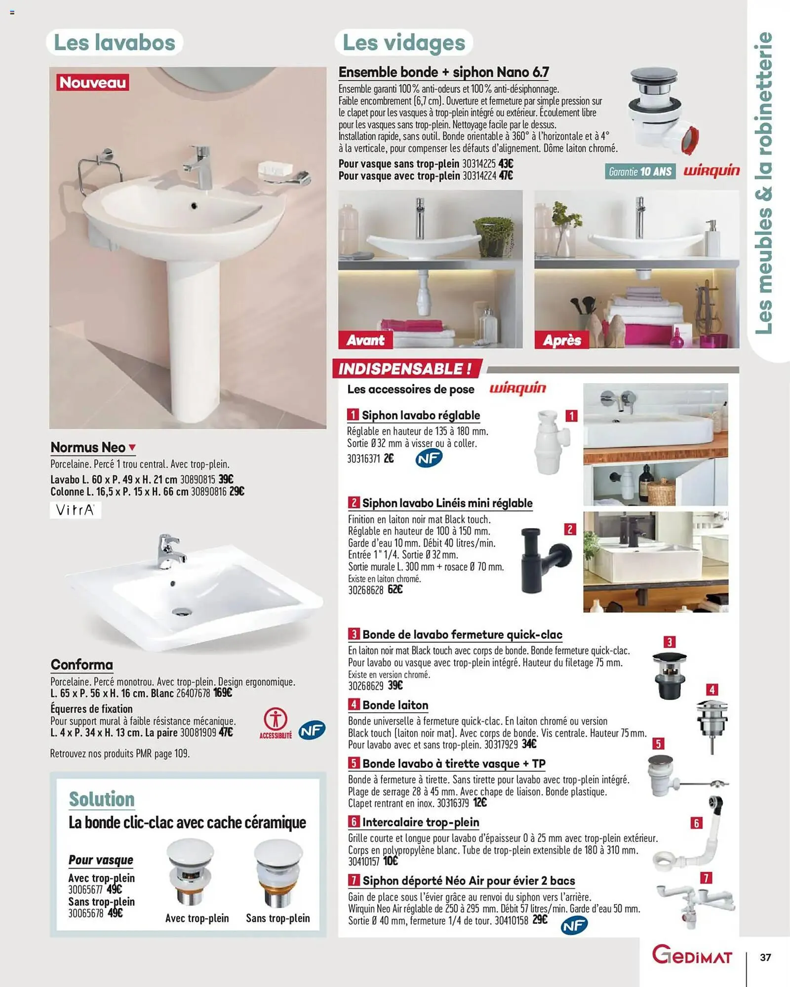 Catalogue Gedimat du 1 avril au 30 avril 2026 - Catalogue page 37