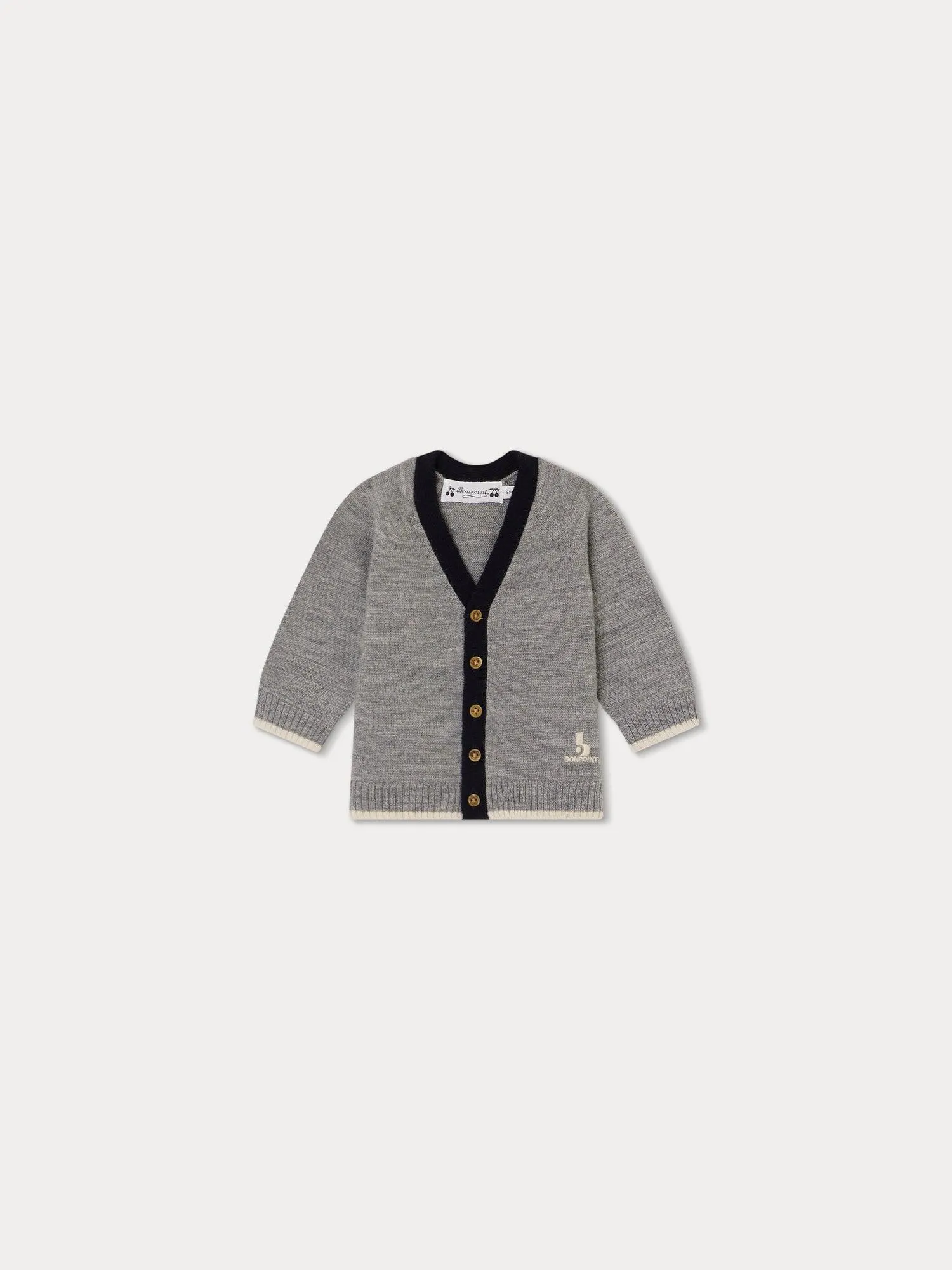 Cardigan Teotim gris chiné moyen