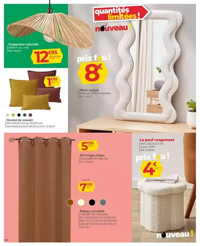 9 jours à prix fous du 1 avril au 9 avril 2025 - Catalogue page 10