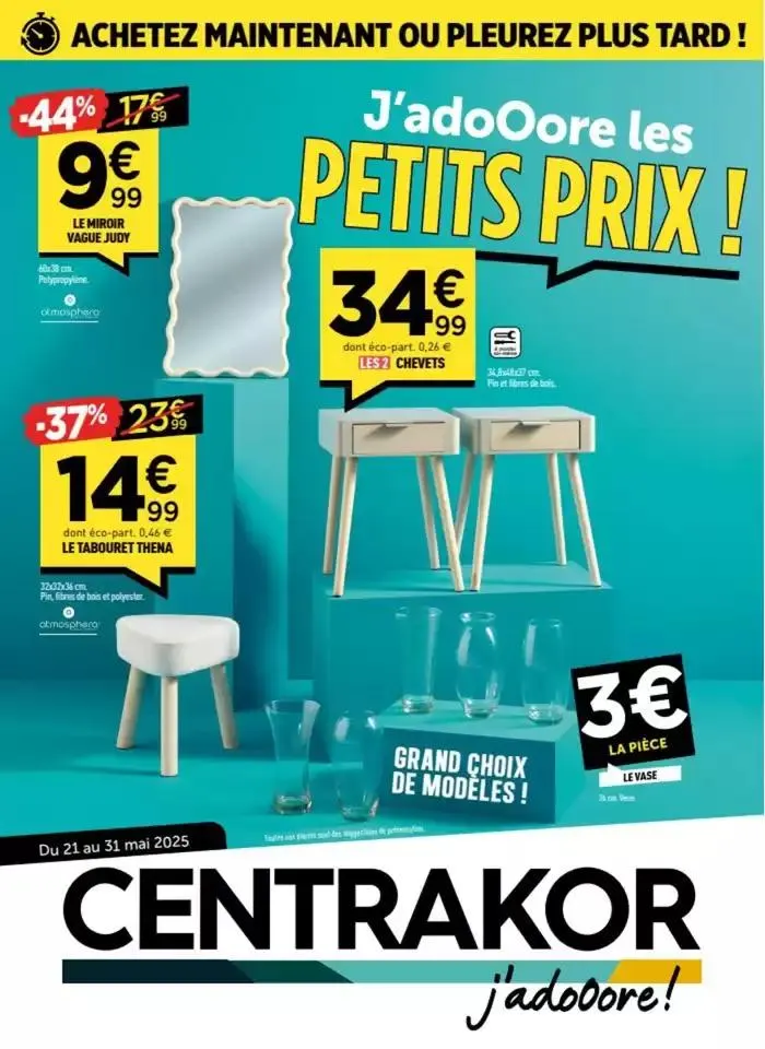 J'ADOOORE LES PETITS PRIX du 21 mai au 31 mai 2025 - Catalogue page 1