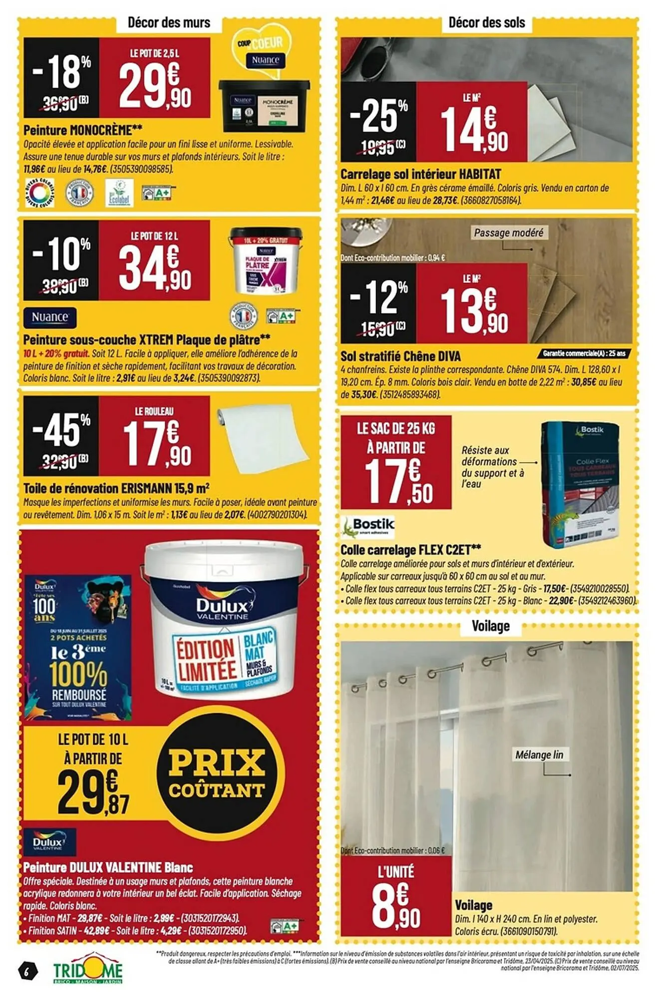 Catalogue Tridôme du 2 juillet au 15 juillet 2025 - Catalogue page 6