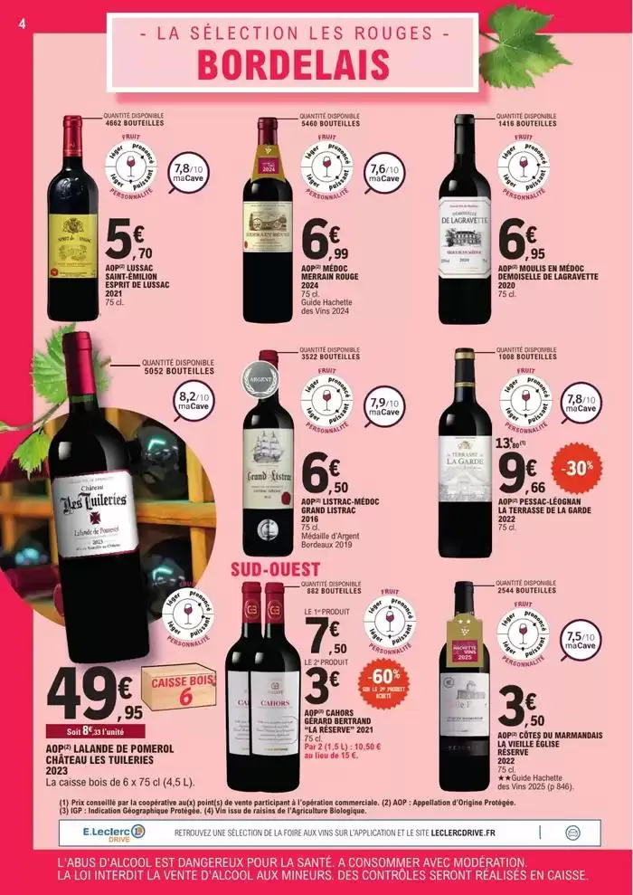 FOIRE AUX VINS DE PRINTEMPS - MIXTE du 8 avril au 19 avril 2025 - Catalogue page 4