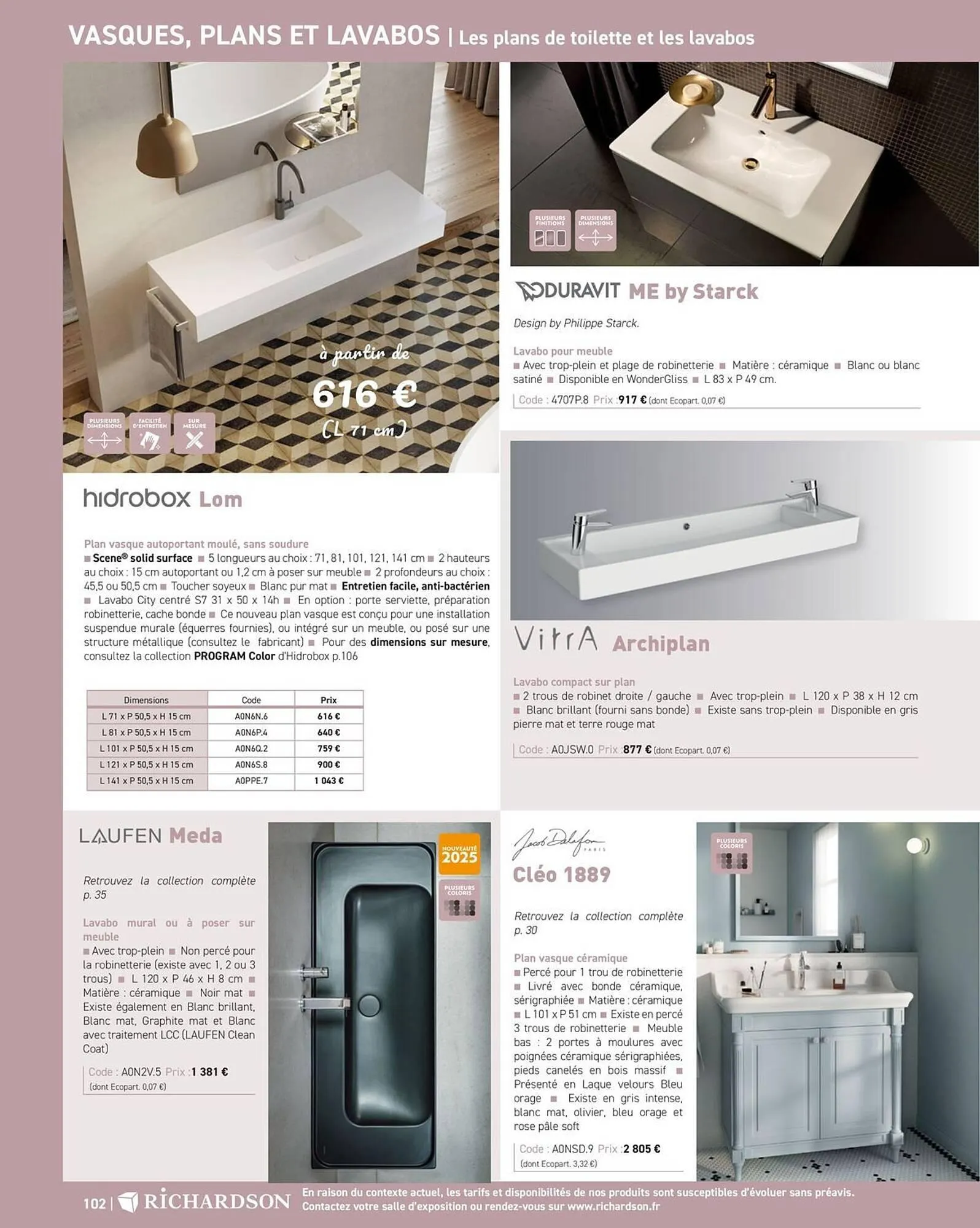 Catalogue Richardson du 11 avril au 31 décembre 2025 - Catalogue page 104