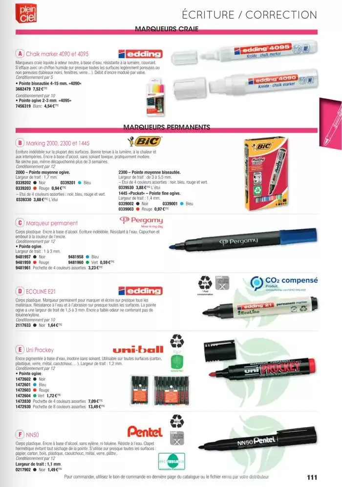 Écoles et loisirs 2025 du 1 janvier au 31 décembre 2025 - Catalogue page 111