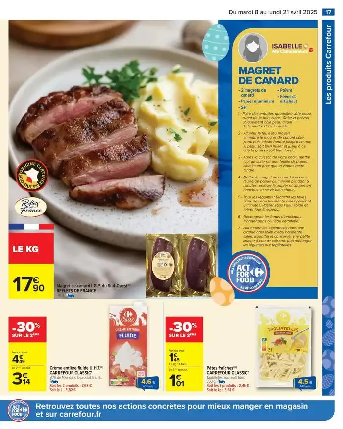 JOYEUSES PÂQUES & MEILLEURS PRIX du 8 avril au 21 avril 2025 - Catalogue page 19