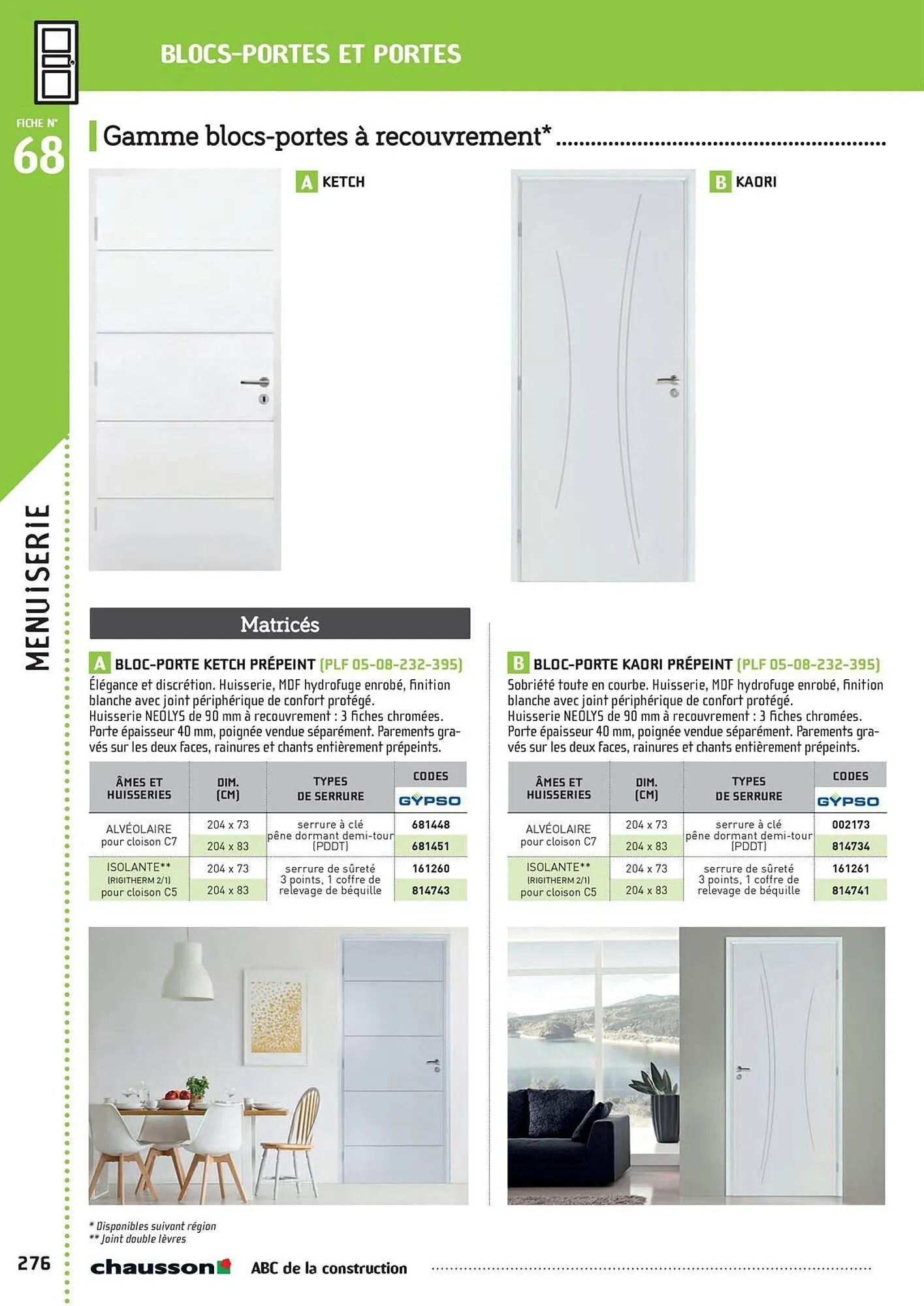 Catalogue Chausson Matériaux du 2 mai au 31 décembre 2025 - Catalogue page 278