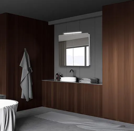 ARMOIRE LED SOLSTICE 80X120X20,4CM P930014 PRADEL