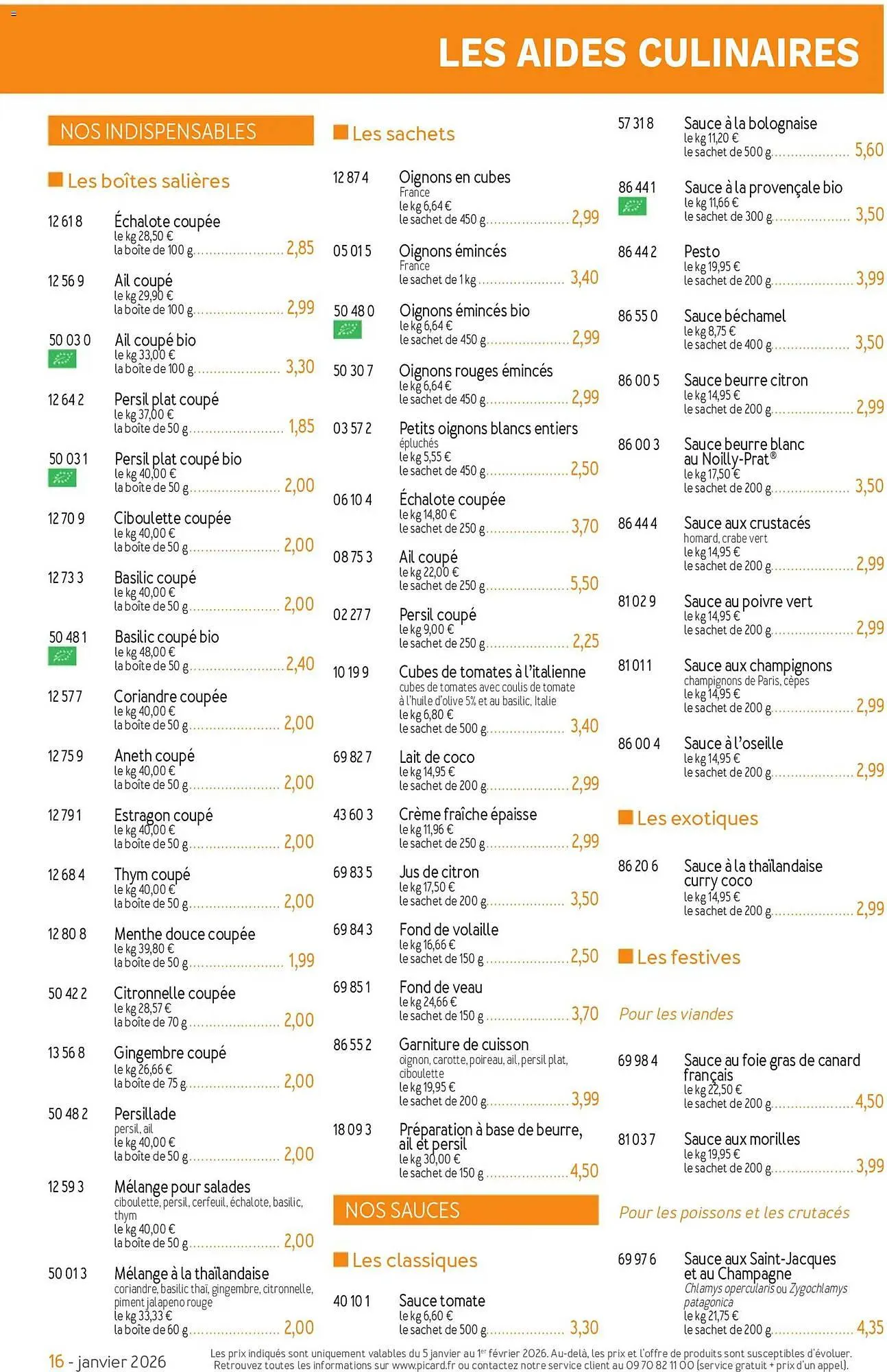 Catalogue Picard du 5 janvier au 5 avril 2026 - Catalogue page 16