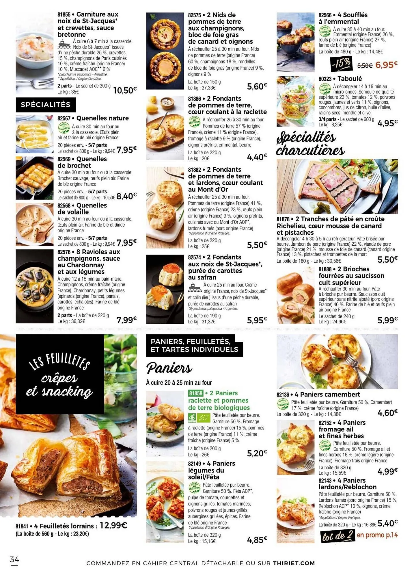 Catalogue Thiriet du 1 janvier au 30 janvier 2026 - Catalogue page 34