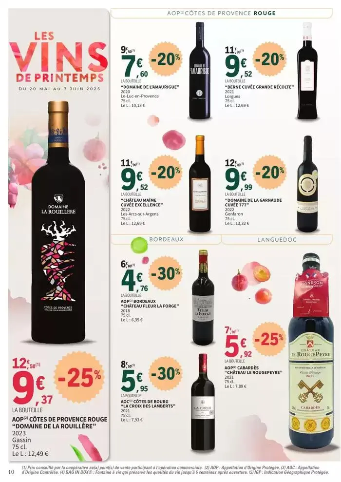 FOIRE AUX VINS DE PRINTEMPS du 20 mai au 7 juin 2025 - Catalogue page 10