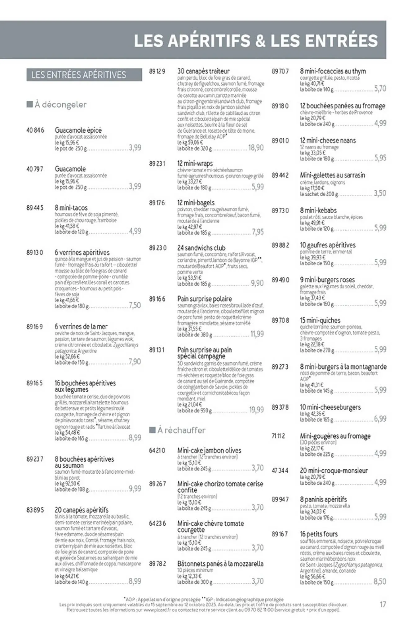 Catalogue Picard du 15 septembre au 16 novembre 2025 - Catalogue page 17