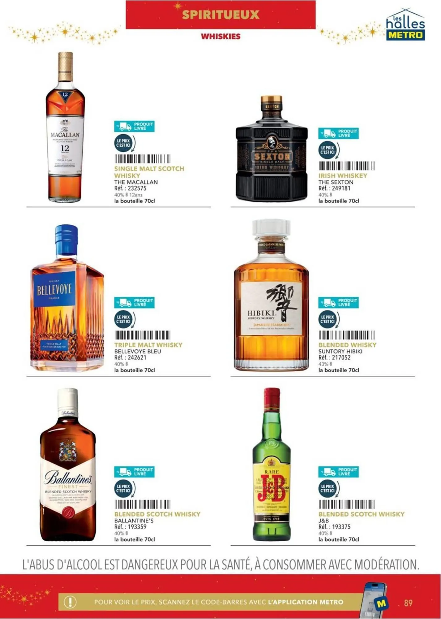 Catalogue METRO du 16 octobre au 31 décembre 2025 - Catalogue page 89