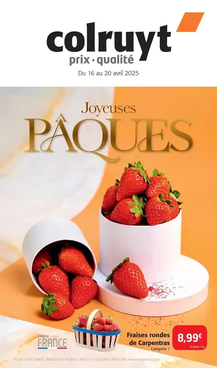 Pâques Frais du 16 avril au 20 avril 2025 - Catalogue page 1