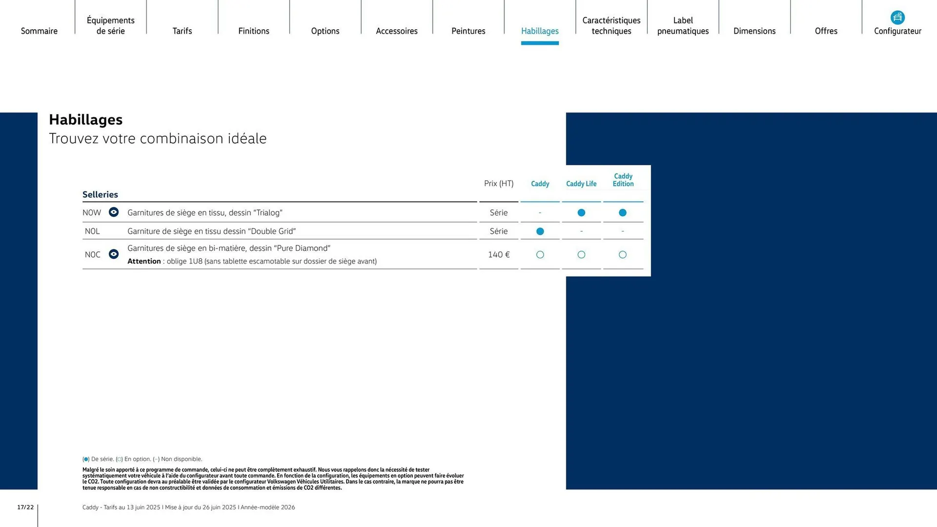 Catalogue Volkswagen du 7 août au 31 mars 2026 - Catalogue page 17