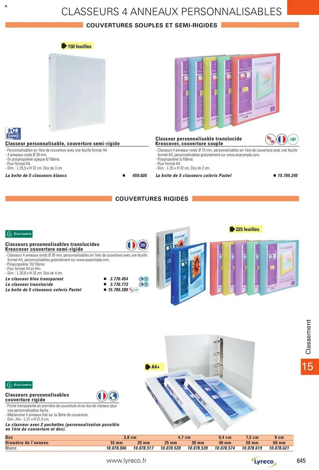 Catalogue Lyreco du 15 mai au 31 décembre 2023 - Catalogue page 645