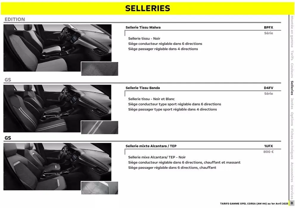 Opel Corsa du 3 avril au 3 avril 2026 - Catalogue page 9