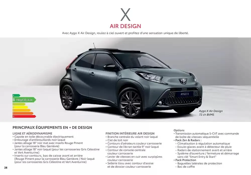 Toyota Aygo X du 16 avril au 16 avril 2026 - Catalogue page 28