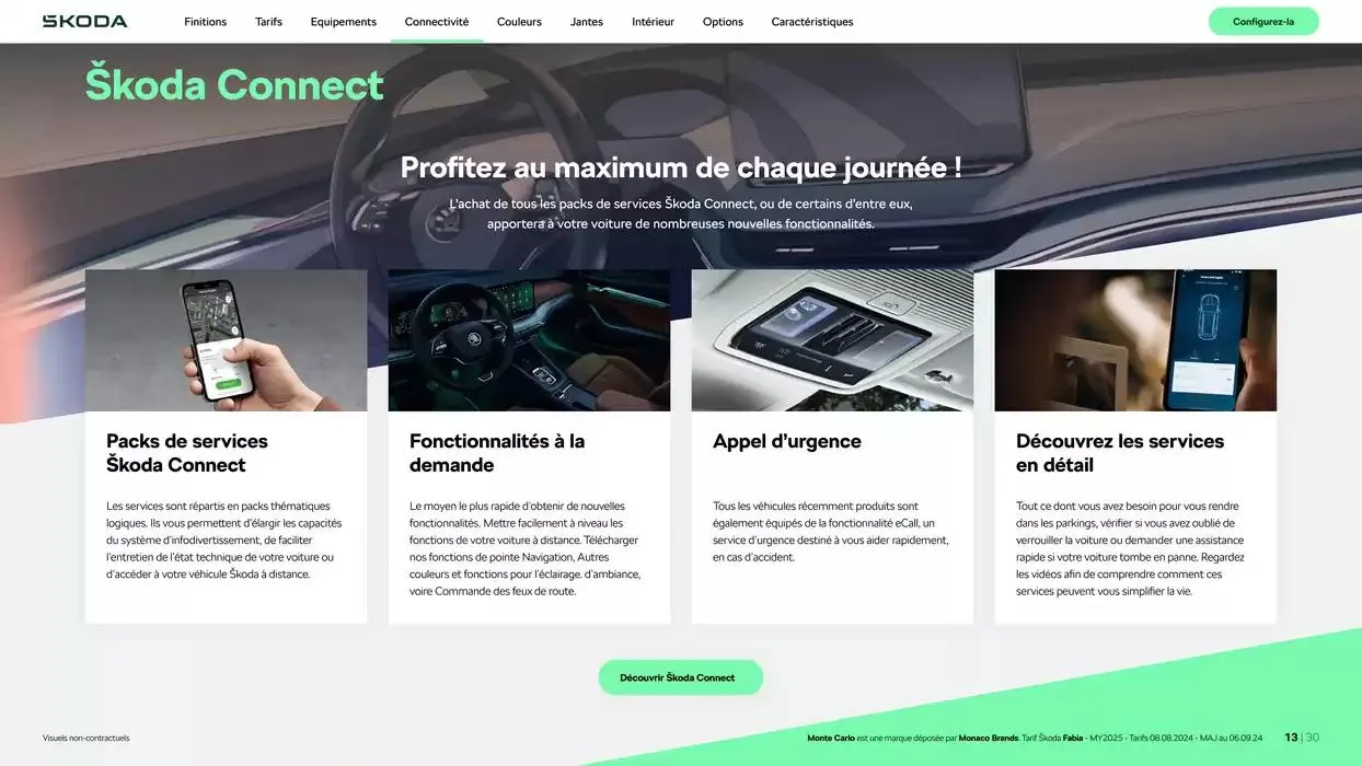 Fabia Selection 1.0 TSI 95ch BVM du 9 octobre au 30 juin 2025 - Catalogue page 13