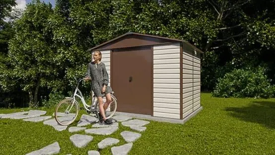 Abri de jardin métal 7,18 M2 Ep. 0,30 mm Trigano