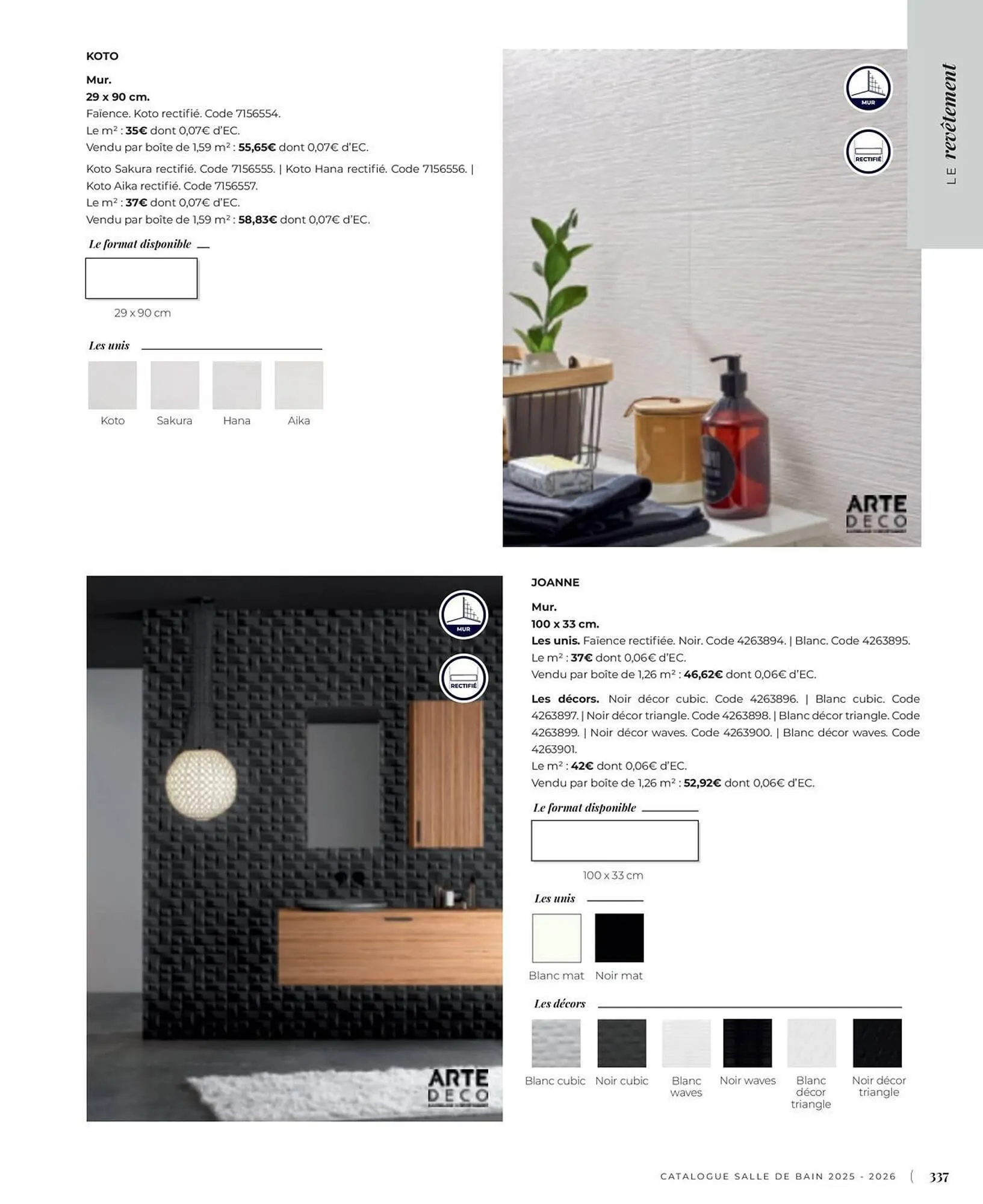 Catalogue Cedeo du 3 juin au 31 décembre 2025 - Catalogue page 337