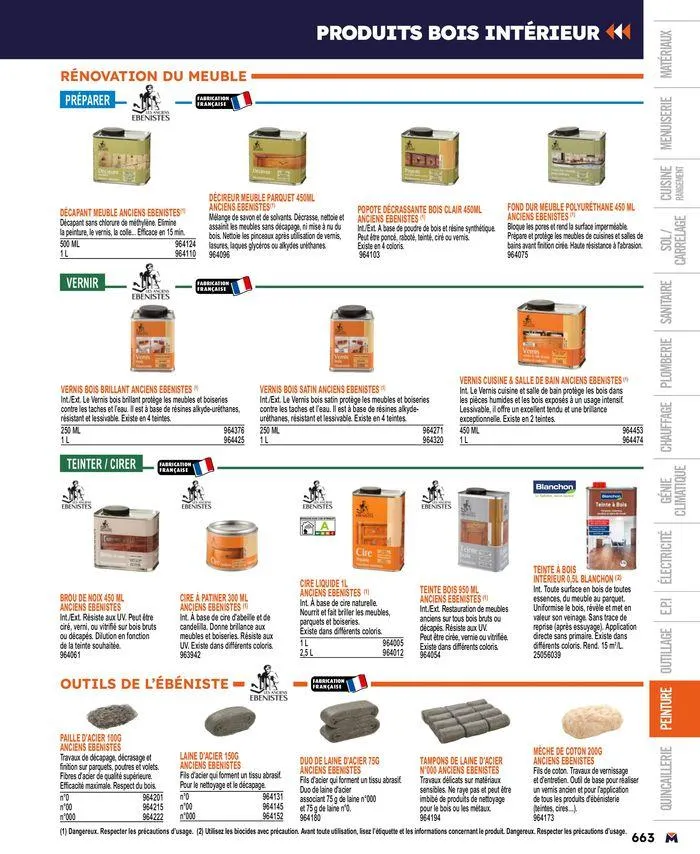 Guide produits 2024 du 15 mars au 31 décembre 2024 - Catalogue page 663