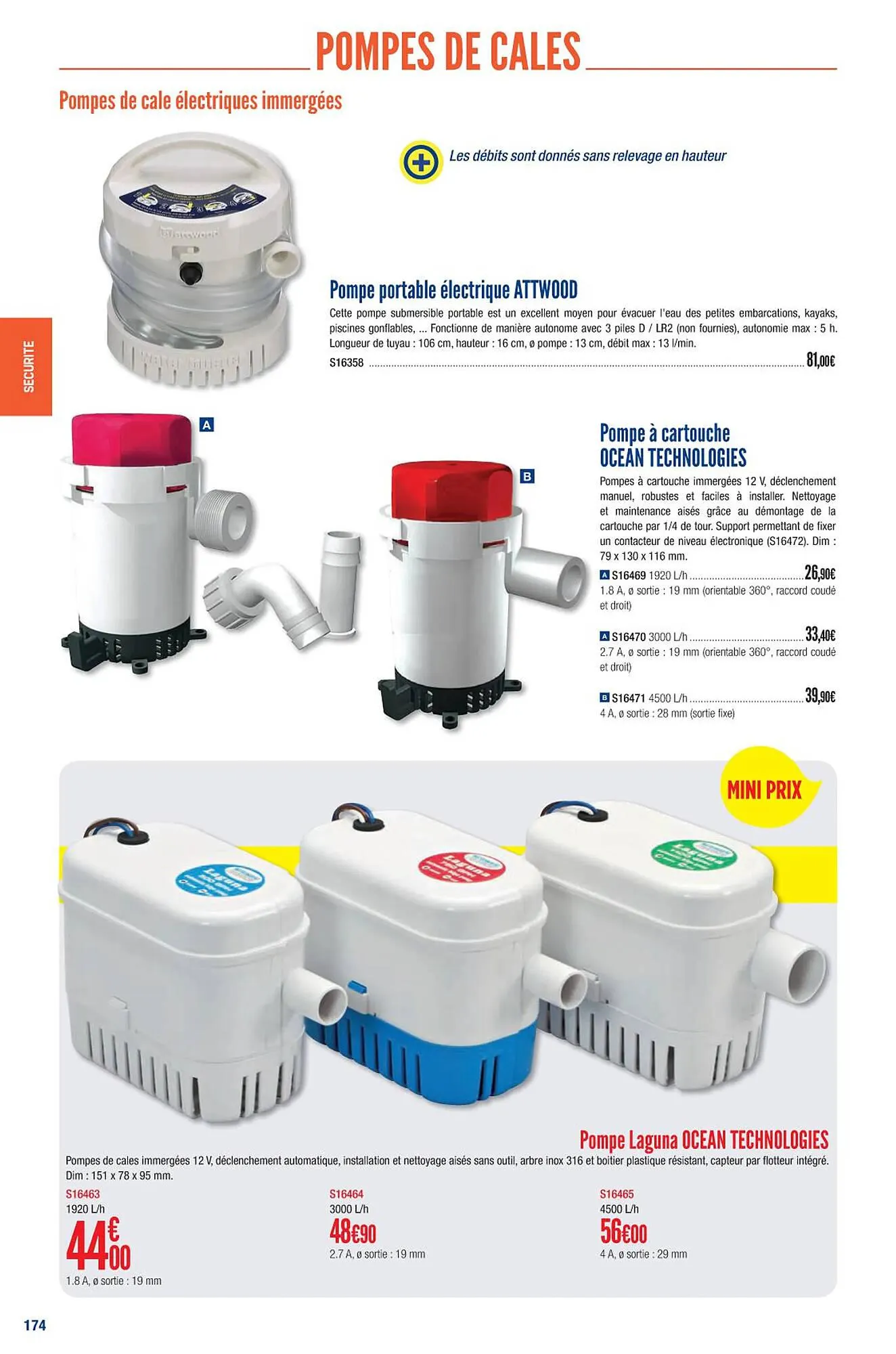 Catalogue Accastillage Diffusion du 1 mars au 31 décembre 2023 - Catalogue page 176