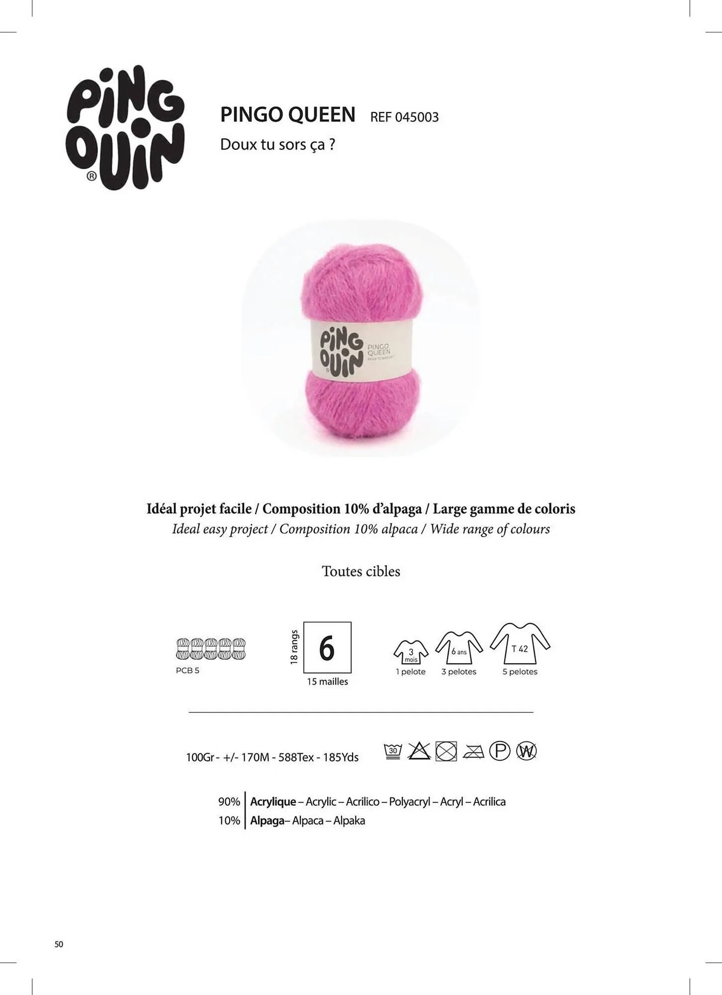 Catalogue Phildar du 10 décembre au 31 août 2025 - Catalogue page 50