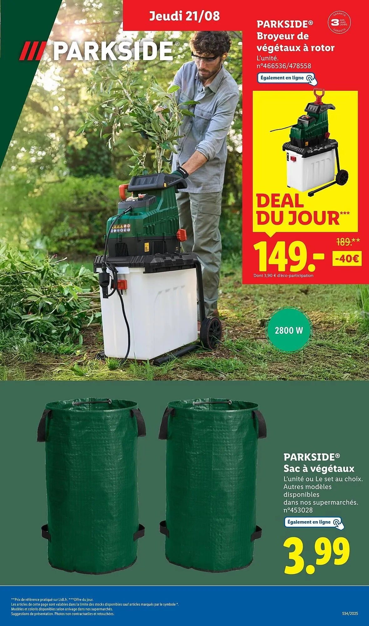 Catalogue Lidl du 21 août au 25 août 2025 - Catalogue page 3